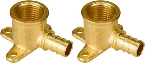 Miniatura 58 de SUNGATOR Paquete de 50 accesorios Pex de 1/2" en T, accesorios Pex de 1/2 pulgada en T, sin plomo, de latón, certificados NSF