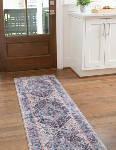 Miniatura 20 de Unique Loom Yara Collection - Alfombra de área Yash (2' x 3' Rectángulo, Lino Carbón/Beige)