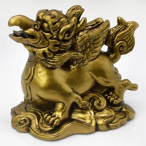 Miniatura 2 de Feng Shui Garuda Amuleto Fuerte Poderoso Magia Religiosa Bestia Sagrada Estatua de Resina Hogar Escritorio