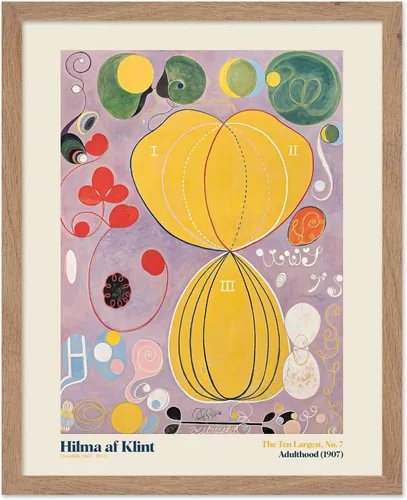 Miniatura 48 de Poster Master Póster de ilustración vintage, impresión retro moderna, los diez más grandes n.º 1, infancia, flor, abstracto, regalo para artista