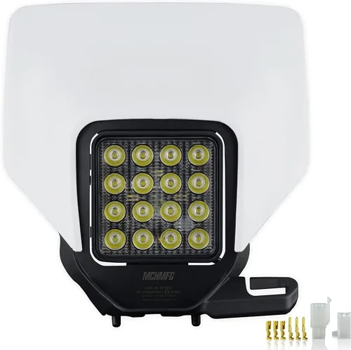 Faro de Motocross, Kit de Luz LED Enduro Pit Bike Universal Para la Mayoría de Motocicletas Dirt Pit Bike TC FC TE FE TX FX