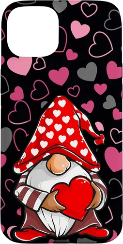 Miniatura 9 de Cute Gnome Valentine Heart Pattern Cozy Love Design Case for iPhone 17