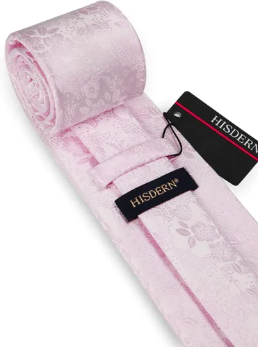 Miniatura 33 de Corbatas florales tejidas clásicas para hombre, corbata cuadrada de bolsillo, corbatas formales para hombres, boda con pañuelo