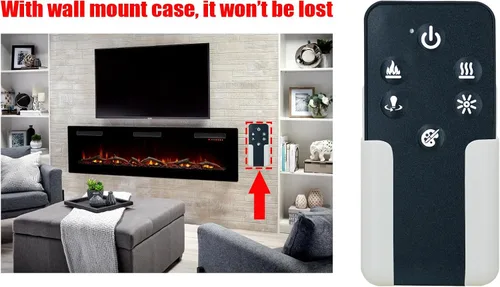 Miniatura 3 de Reemplazo para Dimplex Revillusion Electric Log Set Chimenea Calentador Control Remoto RLG20 DLG920 6909740259 RLG20BR RLG20BR RLG20FC RLG25BR