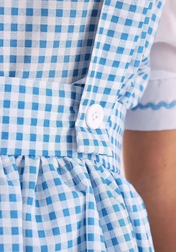 Miniatura 6 de Women's Kansas Girl Costume with Gingham Dress, Blouse, and Hair Ribbons - Classic Storybook Character Look