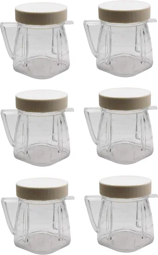 Miniatura 7 de Univen 1 taza (8oz) Mini frasco de licuadora con tapa sellada para licuadoras Oster y Osterizer