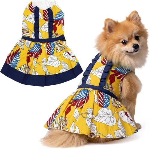 Miniatura 34 de Parisian Pet Chambray - Vestido para perro - Ligero sin mangas para perro, niña, talla XS Chambray en general
