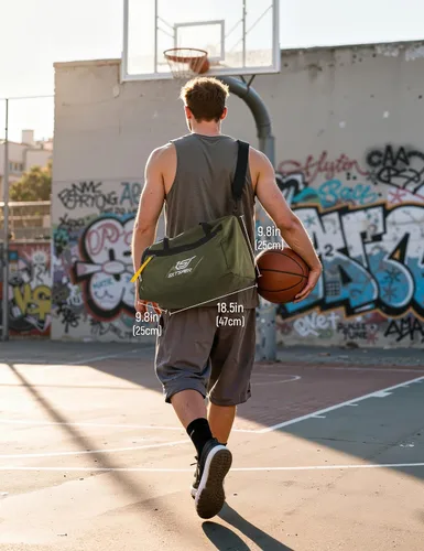 Miniatura 6 de SKYSPER Bolsa de deporte pequeña para gimnasio para hombres y mujeres, bolsa de viaje para llevar durante la noche para el fin de semana, natación