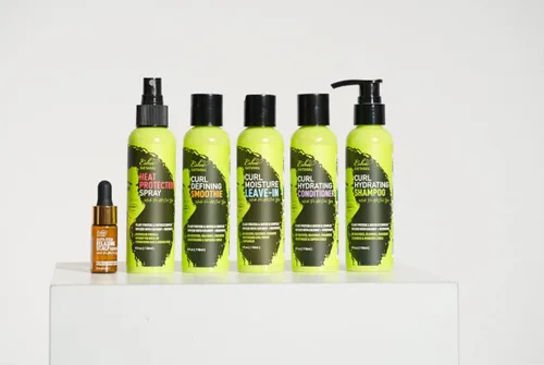 Miniatura 7 de Esha Girl Natural - Acondicionador hidratante para rizos, hidrata rizos 3C y 4C con aceites de coco y romero, biotina, aroma a frutas tropicales