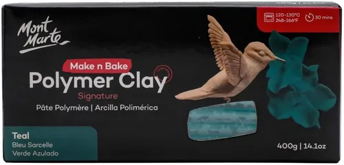 Miniatura 6 de Mont Marte Make n Bake Arcilla Polimérica 14.11 oz - Escarlata