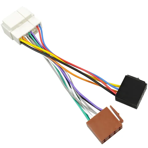 Miniatura 7 de Arnés de cableado de radio aftermarket de 20 pines, adaptador compatible con Honda Suzuki Acura ISO, conector de cable de estéreo de coche