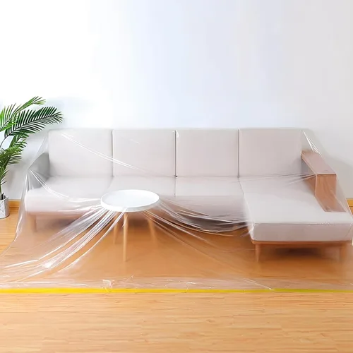 Miniatura 8 de Paquete de 2 fundas transparentes para sillón reclinable, protectores de fundas de plástico impermeables para sillas, funda