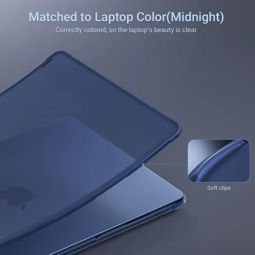 Miniatura 8 de MOSISO Funda para MacBook Air de 13 pulgadas M5 M4 M3 M2 2026-2022 A3449 A3240 A3113 A2681, precisión a juego con color portátil, kit 4 en 1