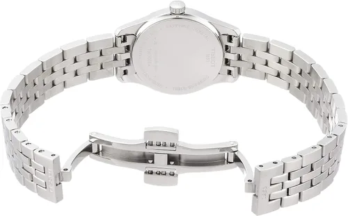 Miniatura 4 de Tissot Tradition Reloj de acero inoxidable para señoras con esfera blanca fina T0630091101800