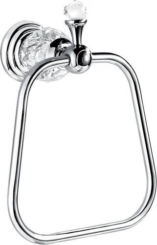 Miniatura 12 de WINCASE Anillo Toallero de Cristal, Soporte para Toallas de Mano Negro, Colgadores de Toallas Redondos para Baño Montaje en Pared Negro Mate