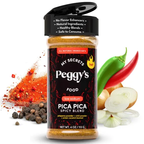 Miniatura 10 de My Secrets Peggy's Food OMG Mezcla de Condimentos para Aves – Mezcla Perfecta de Hierbas y Especias – Con Sal Rosa del Himalaya – 3.5 Oz/99.2 g