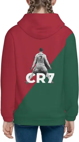 Miniatura 8 de Luja Dling Ronaldo #7 - Sudadera con capucha para adolescentes con bolsillo