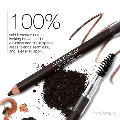 Miniatura 3 de rms beauty Back2Brow Lápiz impermeable resistente a las manchas, color de cejas con punta fina para trazos naturales similares al cabello