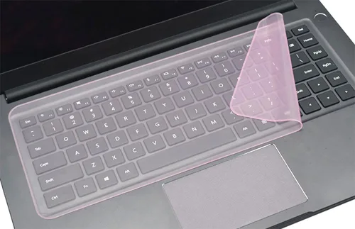 Miniatura 5 de Funda protectora de teclado universal de silicona de 12.2 x 5.1 pulgadas para portátil de 13.3 pulgadas y 14 pulgadas (sin teclado numérico), Azul