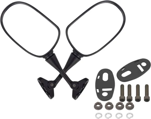 AHL Espejos retrovisores 88110-MBW-023 88120-MBW-023 compatibles con Honda CBR600 CBR600RR CBR1000 CBR1000RR/CBR600RR F5 2003-2006/CBR600 CBR600F4i