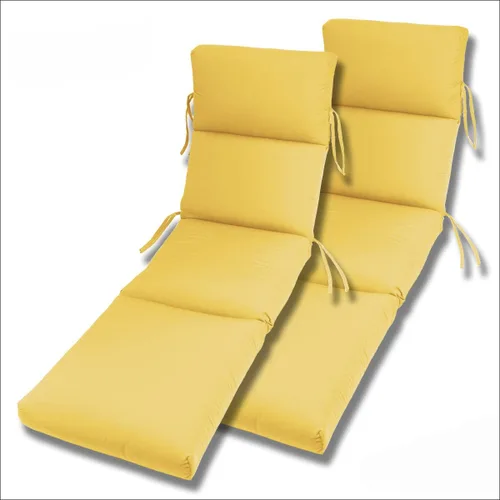Miniatura 6 de Comfort Classics Inc. Sunbrella - Juego de 2 colchonetas acanalado para camastro en interior y exterior de 22 x 74 x 5 pulgadas (55.8 x 188 x 12 cm)