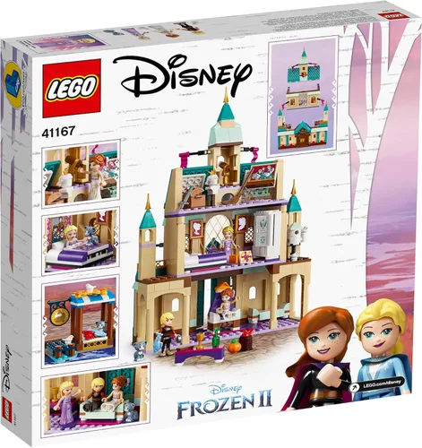Miniatura 3 de LEGO Disney Frozen II Arendelle Castle Village 41167 - Juego de construcción de castillo de juguete con personajes populares de Frozen