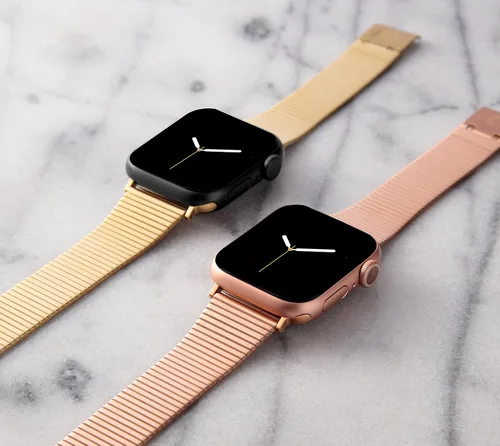 Miniatura 6 de Anne Klein Correa de acero inoxidable para Apple Watch, segura, ajustable, correa de repuesto para Apple Watch, se adapta a la mayoría de muñecas