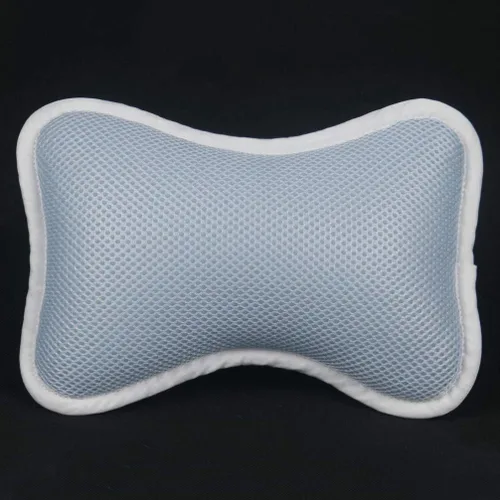 Miniatura 8 de SUPVOX Almohada de bañera con ventosas antideslizantes para soporte de cuello y hombro, se adapta a bañeras ovaladas y rectas, cojín de spa y baño