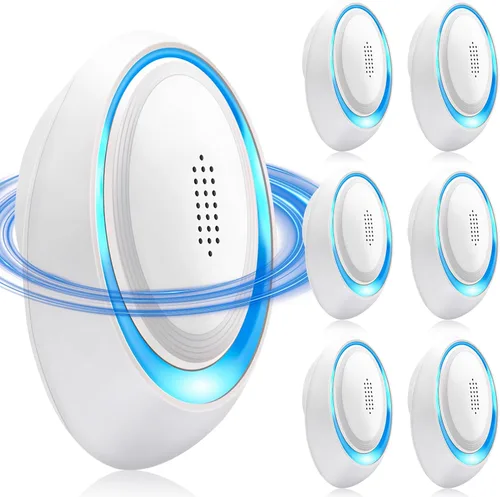 Repelente ultrasónico de plagas para interiores, repelente de ratones para cucarachas, roedores, ratones, mosquitos, ratones, arañas, hormigas,