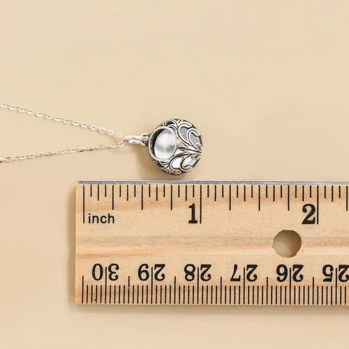 Miniatura 14 de Bottled Up Designs Handmade Vintage Lace Necklace, Recycled Vintage Bottle Glass, Sterling Silver, Eco Friendly, Made in USA, Birthday Gifts