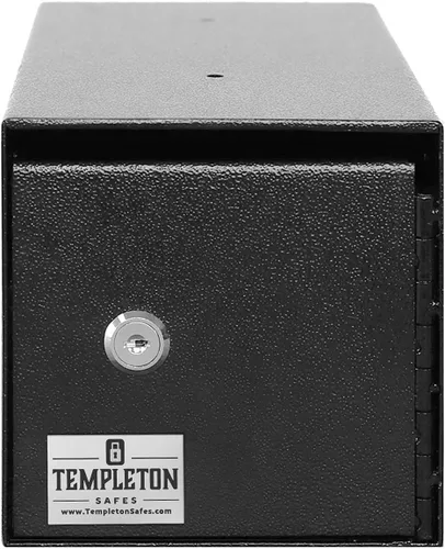 T90 - Caja fuerte para depósito con cerradura de llave, 4 llaves incluidas, .23 CBF