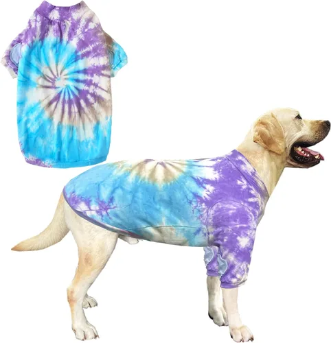 Miniatura 14 de Camisetas de algodón para perros, con estampado de dinosaurios, pijamas para mascotas, transpirable, ropa elástica para perros pequeños