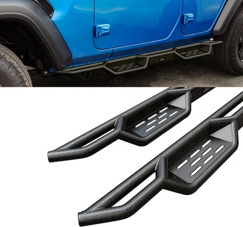 Miniatura 4 de HD Ridez Estribos de estilo desplegable compatibles con Jeep Wrangler JL 2018-2026 de 4 puertas (incluye 21-26 4xe)