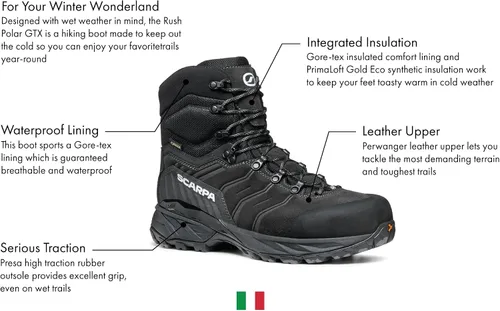 Miniatura 2 de SCARPA Rush Polar GTX Botas impermeables con aislamiento sintético Gore-Tex para senderismo y senderismo