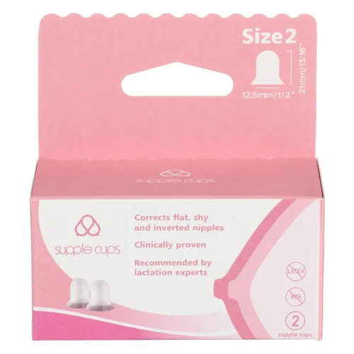 Supple Cups para pezones planos, tímidos e invertidos (talla 2)