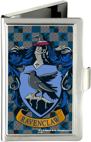 Buckle-Down Tarjetero Ravenclaw Crest Gris/Azul - Pequeño