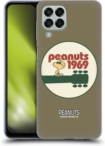 Miniatura 232 de Head Case Designs Funda de gel Woodstock 50th con licencia oficial de Peanuts Snoopy Guitar 1969 [protección de grado militar] compatible