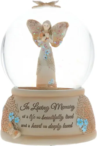 Miniatura 14 de Pavilion Gift Company 19135 Light Your Way - Figura conmemorativa de la madre ángel amada, 5-1/2 pulgadas, marrón