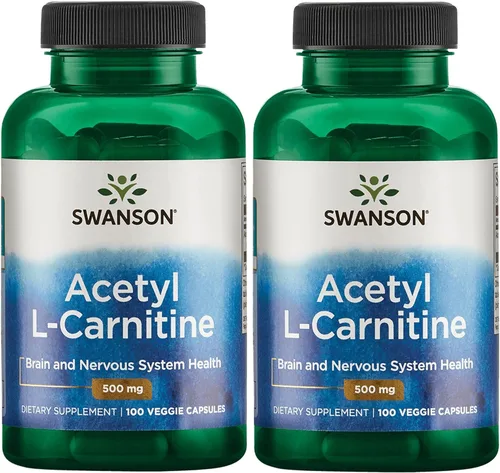 Swanson Acetyl-L-Carnitine - Suplemento de aminoácidos que promueve la salud cognitiva y el apoyo muscular, fórmula natural puede promover la salud