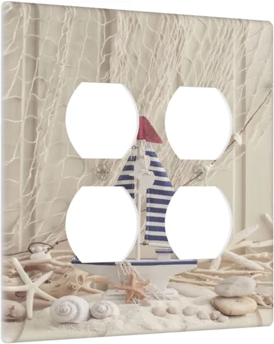 Miniatura 161 de Cubiertas Decorativas para Placas de Interruptor Abstracto Moderno de Mediados de Siglo Arco Boho Sol Dorado Hoja 1 Gang Placa de Pared Cubierta