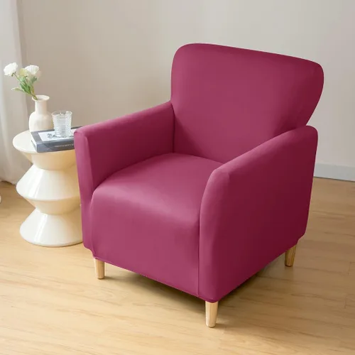 Miniatura 3 de XMAYODS Funda elástica para silla de club, funda de barril para silla, funda de elastano suave para sillón, funda de sofá extraíble, protector de #1