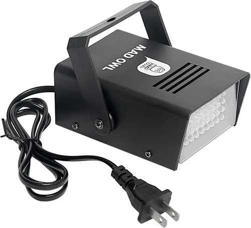 Miniatura 9 de 2 paquetes de 32 luces LED estroboscópicas para Halloween, fiesta y habitación, mini luz intermitente con múltiples modos