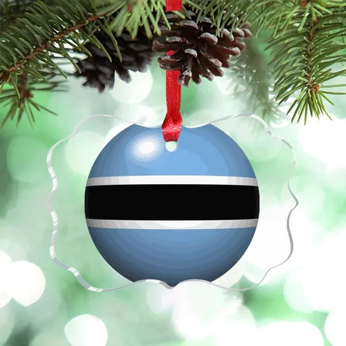 Miniatura 34 de Bandera de Cabo Verde, decoración para árbol de Navidad, bola 3D, recuerdo de la ciudad del país, adornos de Navidad personalizados, decoración