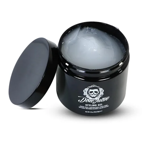 Miniatura 4 de Don Juan Gel para peinar el cabello, fijación fuerte, fórmula que no se descama, aroma de brisa marina de verano, 16 onzas