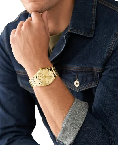 Miniatura 4 de Fossil Everett - Reloj de cuarzo de acero inoxidable para hombre