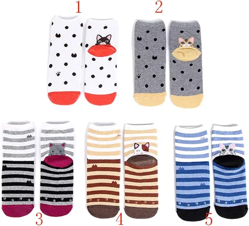 Miniatura 2 de DOBIKULU Calcetines de animales lindos para mujer calcetines de perro y gato novedosos calcetines divertidos regalos de animales para mujeres