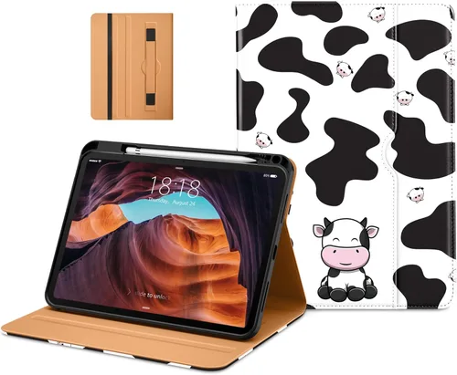 Miniatura 30 de DTTO Funda para iPad (A16) 11ª Generación de 11 Pulgadas 2025, Funda para iPad 10ª Generación de 10.9 Pulgadas 2022, Funda de Soporte Folio de Blanco