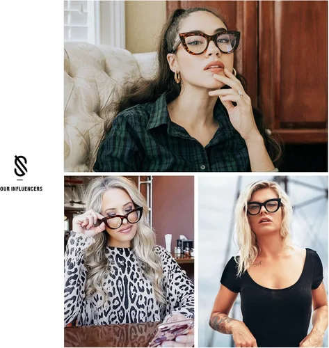 Miniatura 3 de SOJOS Retro Small Vintage Cat Eye Sunglasses for Women Cute Fashion UV400 Sunnies SJ2939