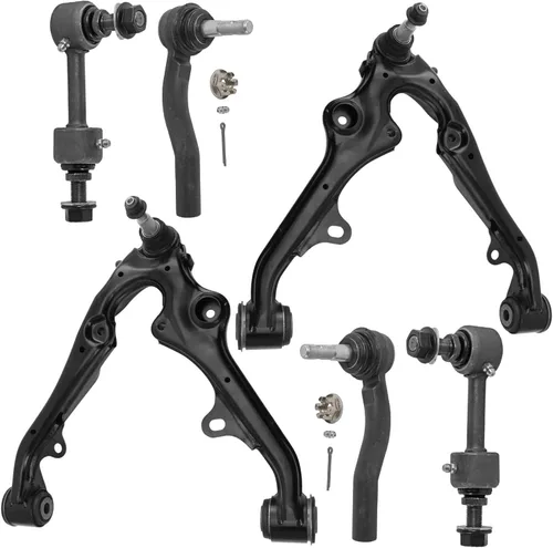 Miniatura 12 de Detroit Axle - Kit de brazos de control de extremo delantero 4WD para Ford 04-08 F-150, 06-08 Lincoln Mark LT, 4 extremos de barra de acoplamiento
