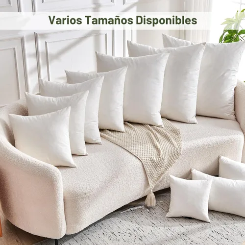 Miniatura 8 de TOPGREEN Rellenos de Almohada de Plumas y Plumón 12 x 12 pulgadas, Juego de 2, Funda de Algodón 100% Orgánico, Almohadas Decorativas Cuadradas